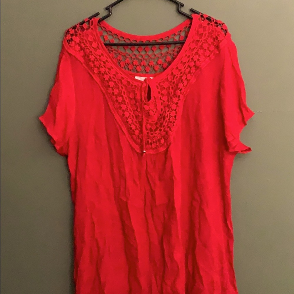 Red Blouse Dressbarn